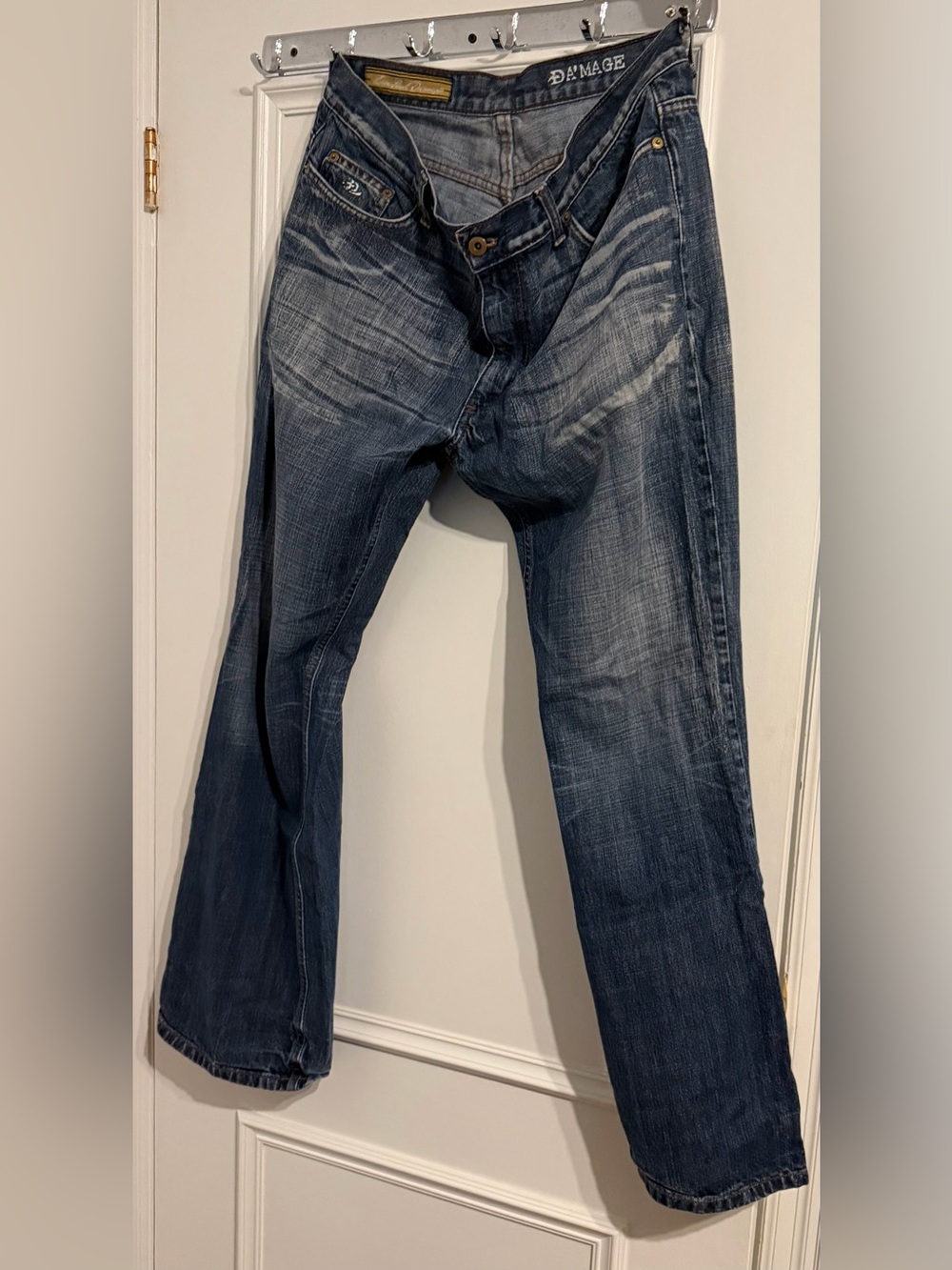 Men's Bootcut Jeans in Faded Blue